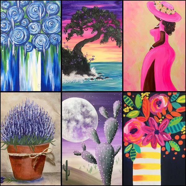 More NEW Paintings On The Calendar! Come In and Make Some Masterpieces! 